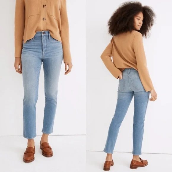 Madewell Denim - Madewell Mid-Rise Stovepipe Euclid Wash Jeans